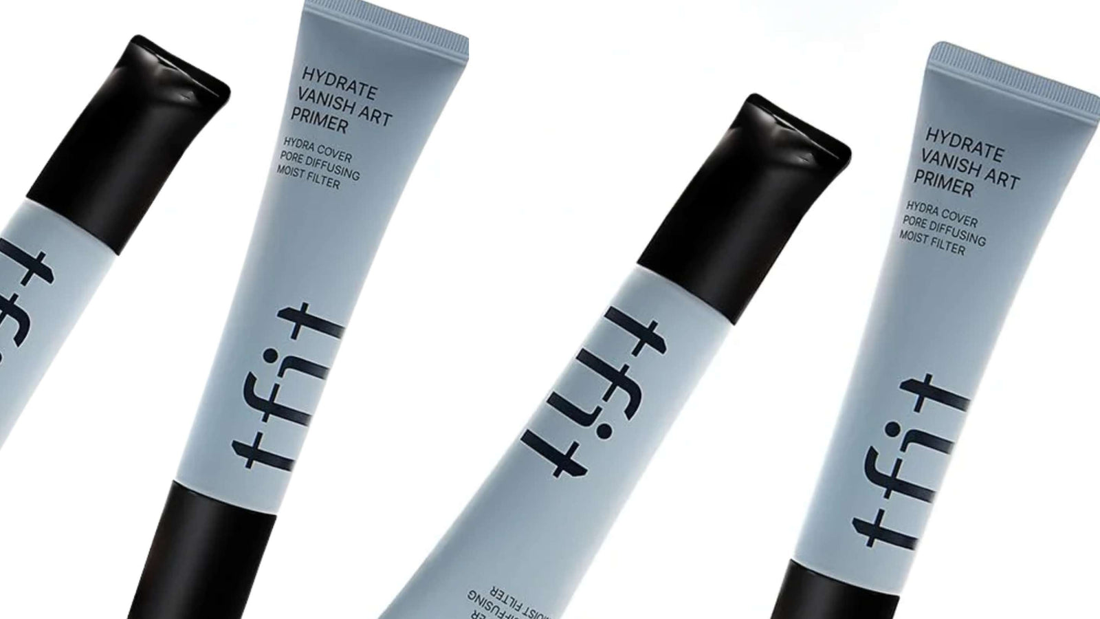 Bilden visar TIRTIRs "Mask Fit Tone Up Essence" med SPF30 PA+++. En primer i en stilren beige flaska som framhäver hudens ton och ger solskydd.