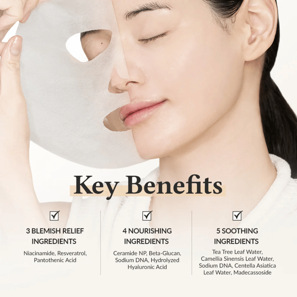 Dr. Althea 345 Relief Cream Mask met niacinamide, resveratrol en ceramide voor een kalmerend, hydraterend en huidversterkend effect