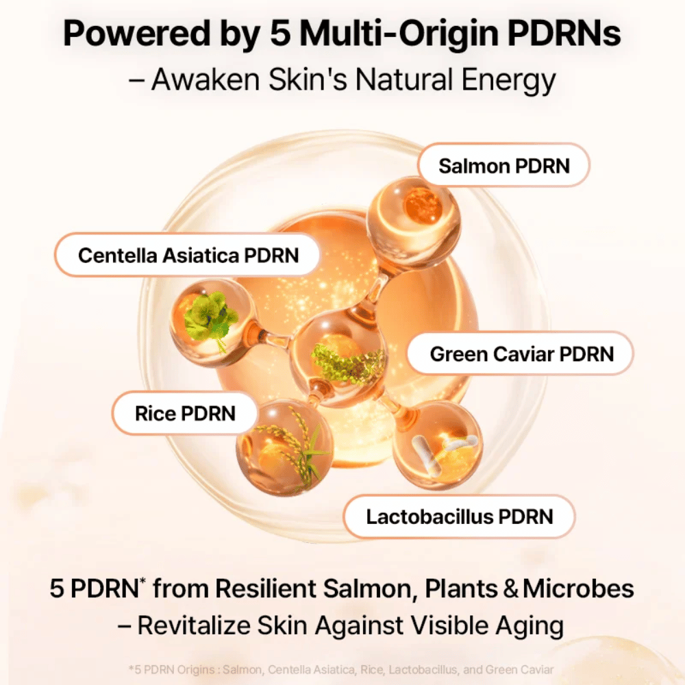 COSRX 5 PDRN B5 Vital Soothing Toner met multi-origin PDRN van zalm, centella, rijst, lactobacillus en groene kaviaar