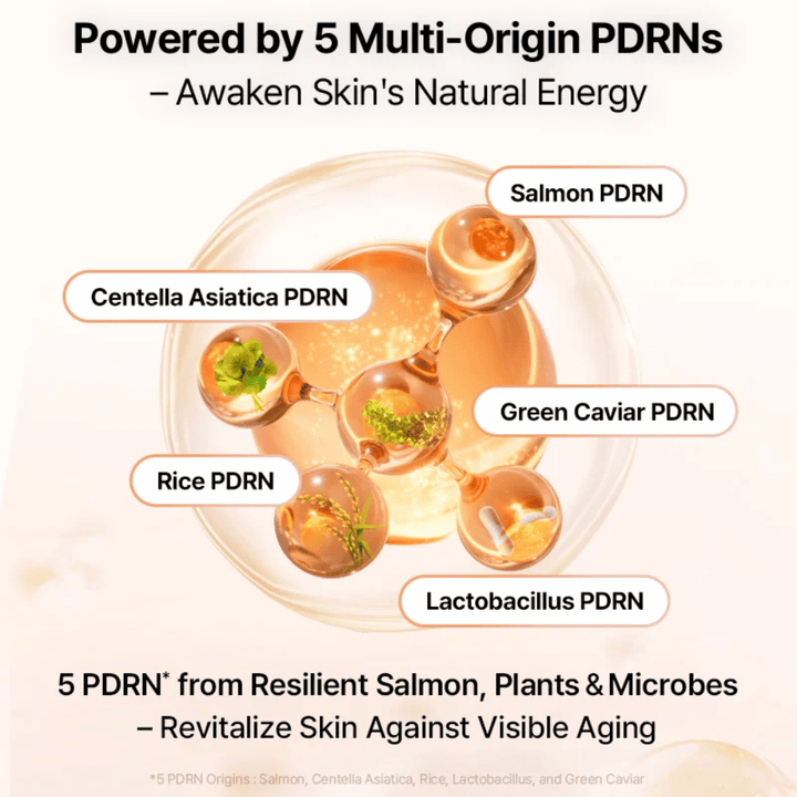 COSRX 5 PDRN B5 Vital Soothing Toner met multi-origin PDRN van zalm, centella, rijst, lactobacillus en groene kaviaar