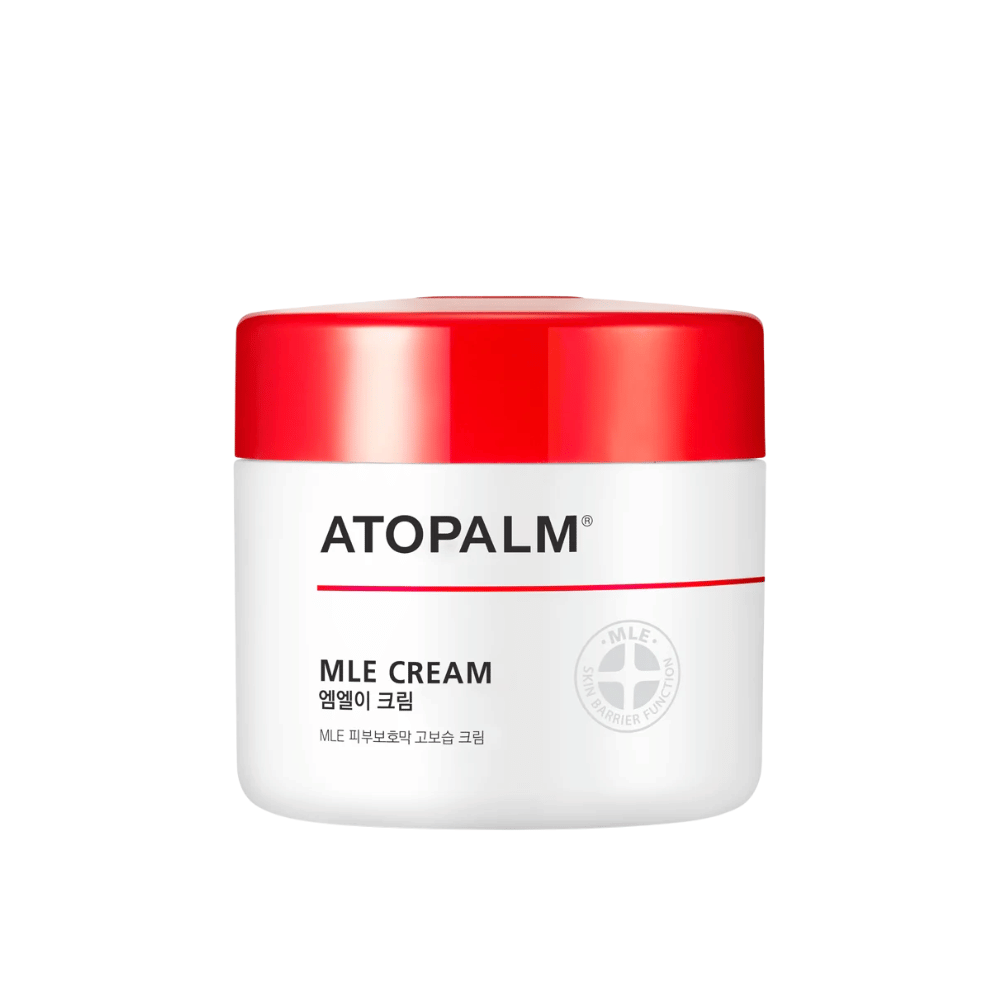 ATOPALM MLE Cream – barrièreversterkende gezichtscrème voor droge en gevoelige huid met MLE-technologie die langdurige hydratatie biedt en de natuurlijke barrière van de huid beschermt.
