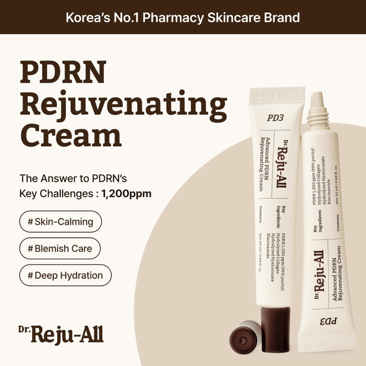 Dr. Reju-All PDRN Rejuvenating Cream – Koreaanse apotheek huidverzorging met huidvernieuwende PDRN-technologie