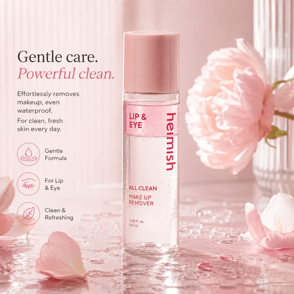 heimish All Clean Makeup Remover voor het zacht verwijderen van oog- en lipmake-up met tweefasenformule