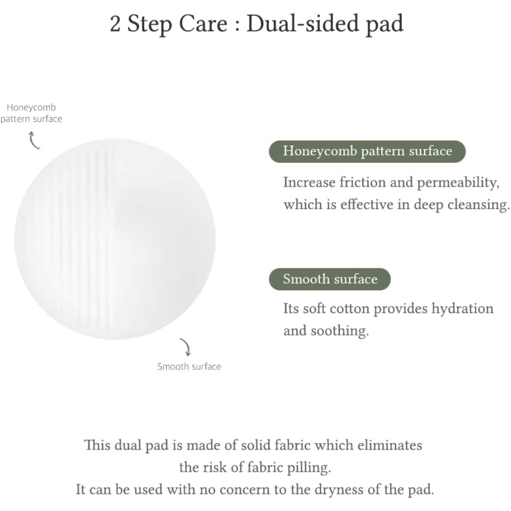 Dr. Althea 85% Anastatica Skin Conditioning Pad met dubbelzijdige pads voor zachte exfoliatie, reiniging en hydraterende huidverzorging.