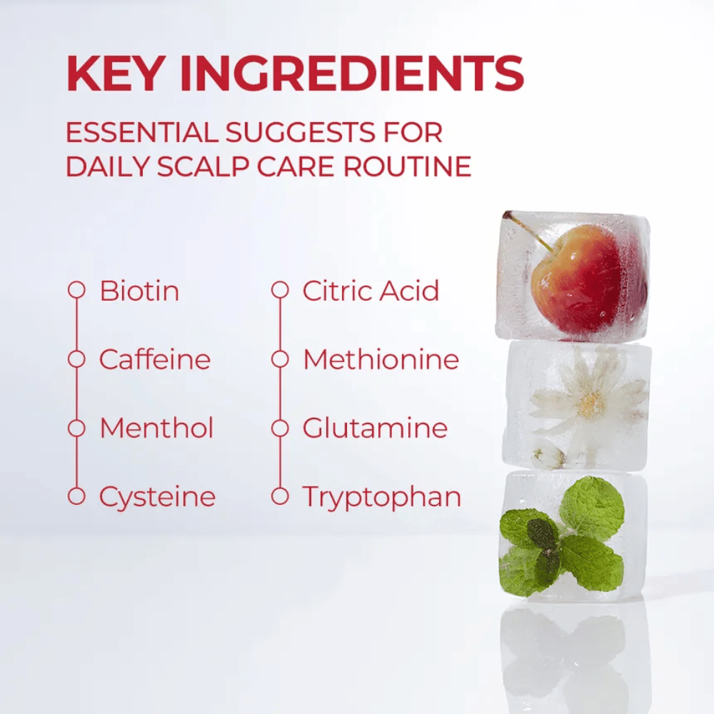 MOEV Annurcatin Hair Tonic – bevat biotine, menthol, cafeïne en natuurlijke extracten die hydrateren en haargroei stimuleren.