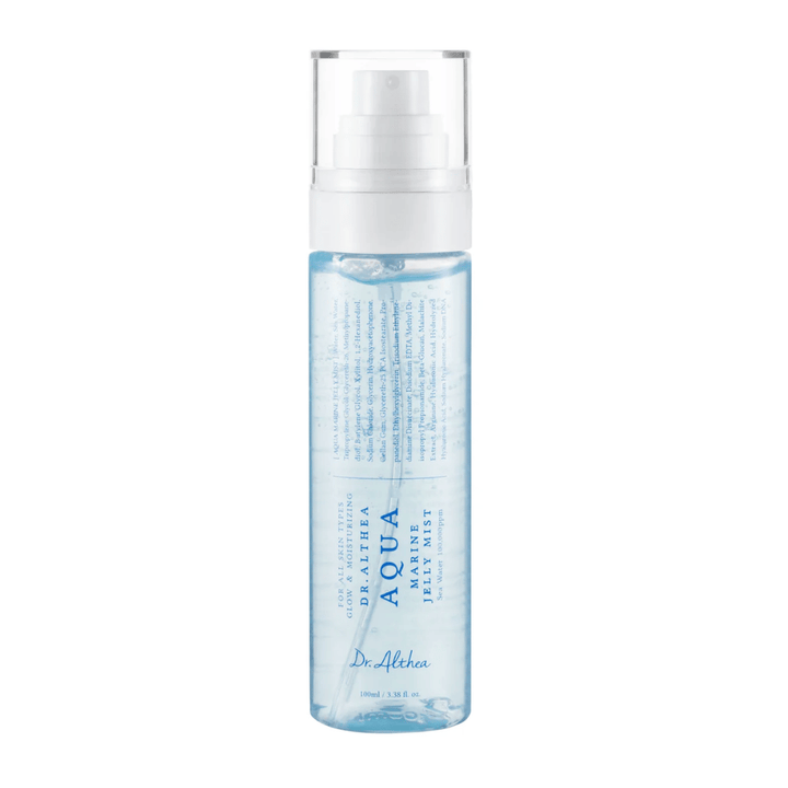 Productafbeelding van Dr. Althea Aqua Marine Jelly Mist met transparante verpakking en jelly-gebaseerde formule