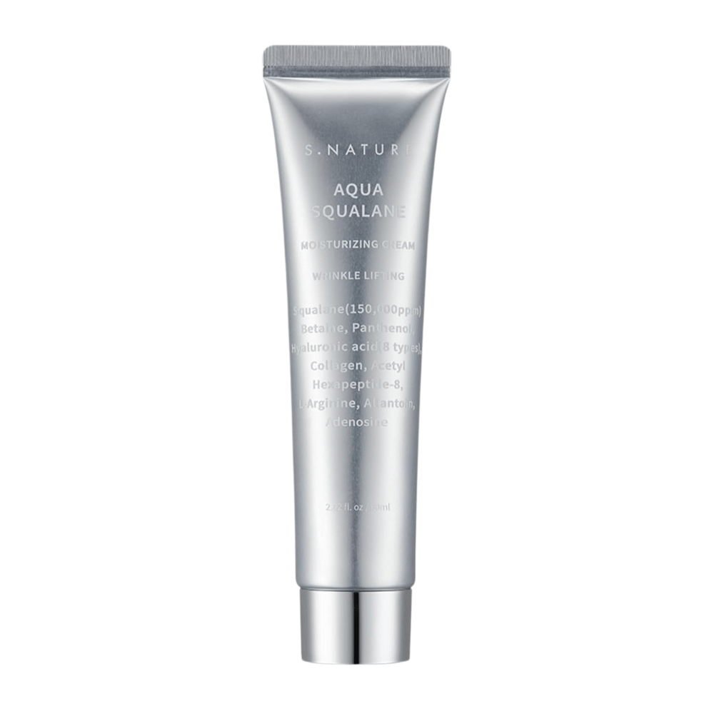 S.NATURE Aqua Squalane Moisturizing Cream 60 ml – hydraterende gezichtscrème met squalane en hyaluronzuur voor een zachte en gehydrateerde huid.