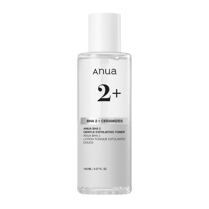 Anua BHA 2% Gentle Exfoliating Toner 150 ml – exfoliërend gezichtswater met salicylzuur en ceramiden voor een helderdere huid
