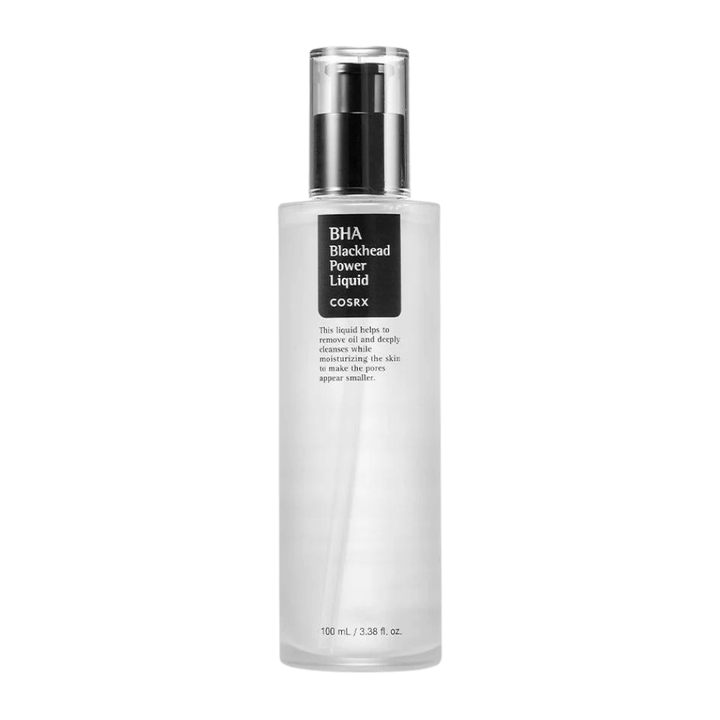 COSRX BHA Blackhead Power Liquid 100 ml – porieverkleinende gezichtsbehandeling met BHA voor een helderdere huid en een gelijkmatigere huidstructuur.