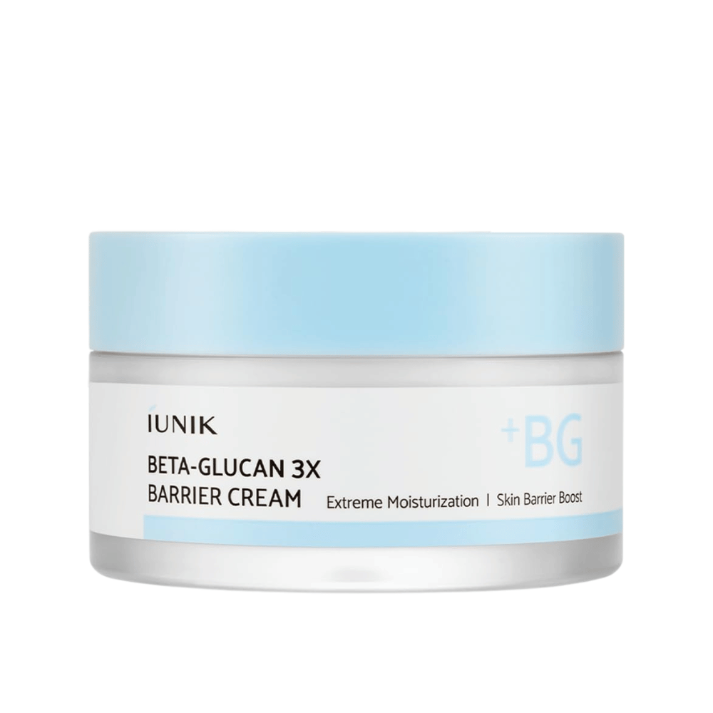 iUNIK Beta-Glucan 3X Barrier Cream hydraterende gezichtscrème met bèta-glucaan voor droge, gevoelige en vochtarme huid productafbeelding