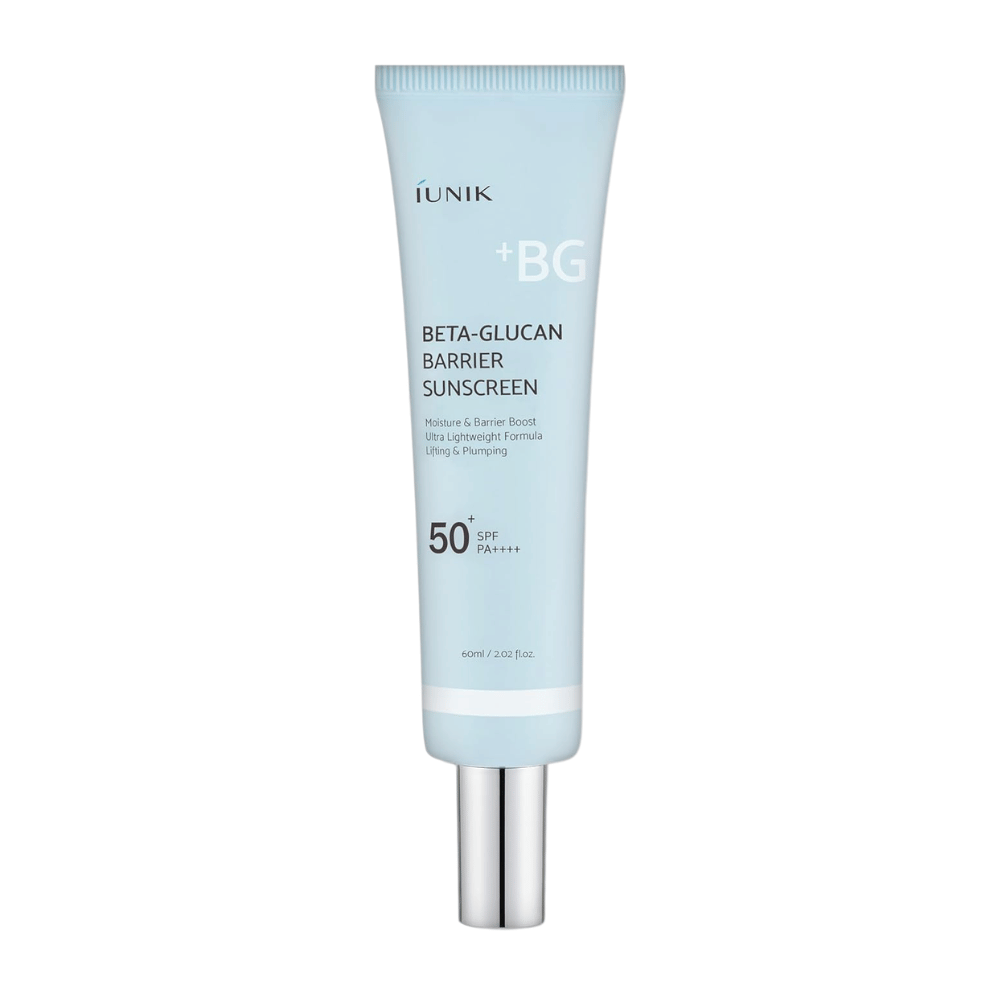 iUNIK Beta-Glucan Barrier Sunscreen SPF50+ PA++++ hydraterende zonnecrème voor het gezicht met onzichtbare finish productafbeelding