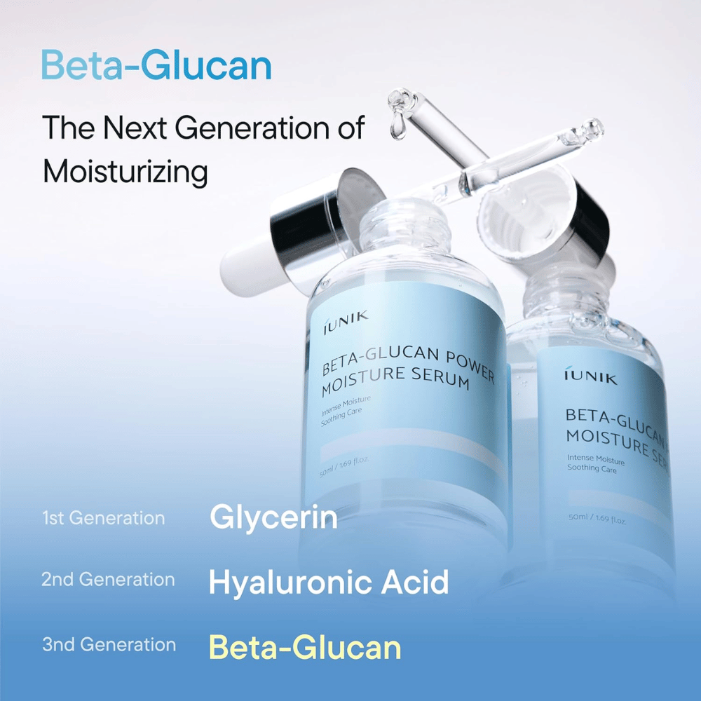Bèta-glucaan in iUNIK Power Moisture Serum – de volgende generatie hydraterende ingrediënt voor een sterkere huidbarrière