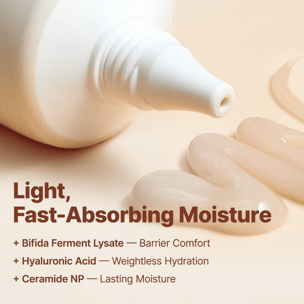 2. Ma:nyo Bifida Biome Aqua Barrier Cream – licht absorberende gezichtscrème met bifidaferment, hyaluronzuur en ceramiden