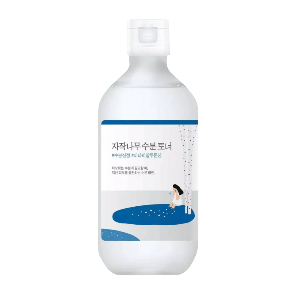 Rechte productafbeelding van ROUND LAB Birch Juice Moisturizing Toner op een witte achtergrond