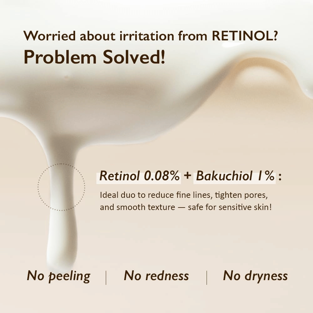 Haruharu Wonder Black Rice Night Knight Retinol Serum met 0,08% retinol en 1% bakuchiol