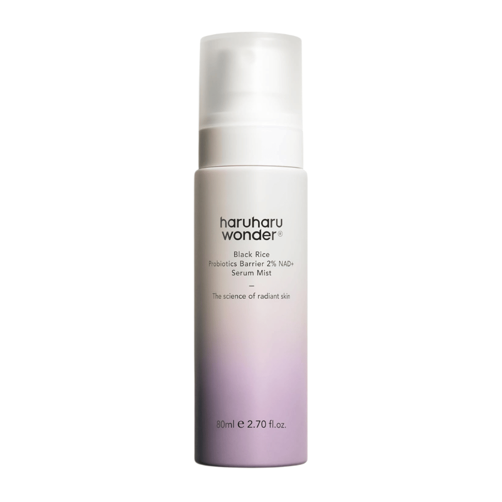 Haruharu Wonder Black Rice Probiotics Barrier 2% NAD+ Serum Mist 80 ml – Koreaanse serummist voor hydratatie en glans