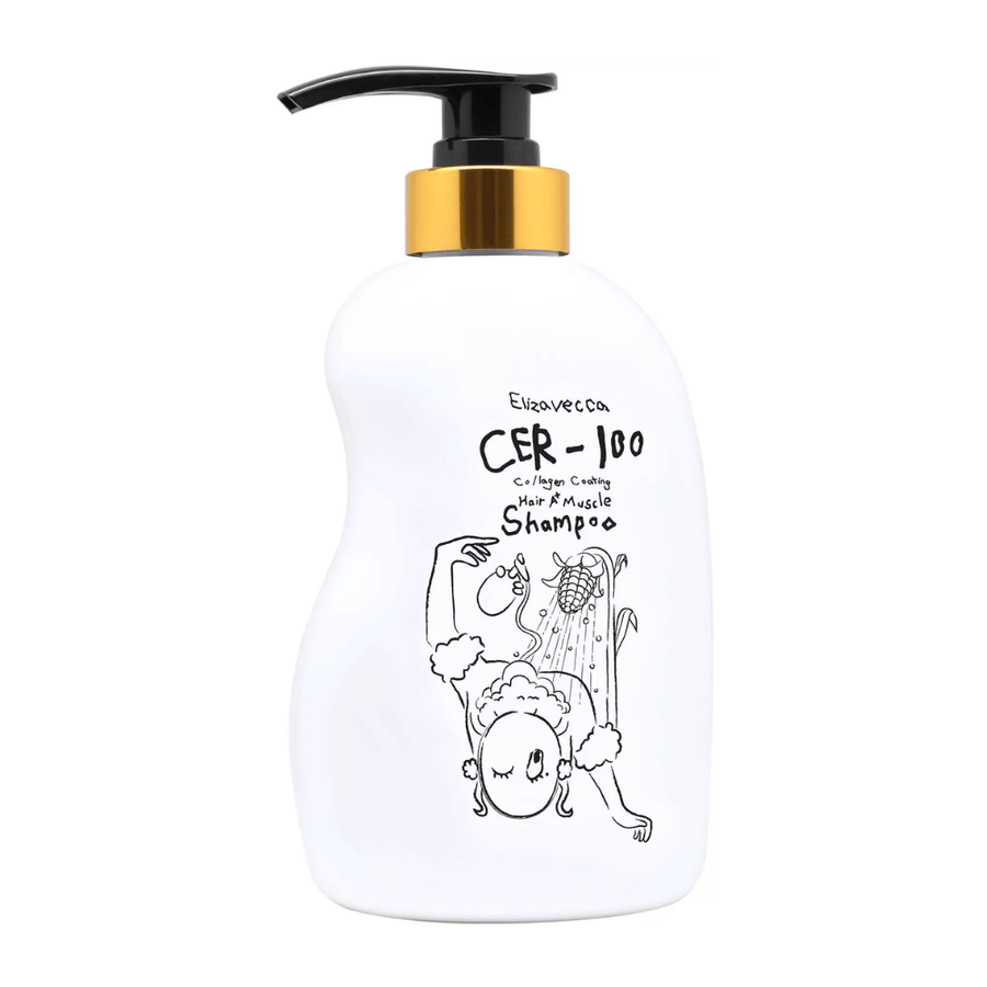 Elizavecca CER-100 Collagen Coating Hair A+ Muscle Shampoo – Koreaans collageenshampoo dat het haar versterkt en glans geeft