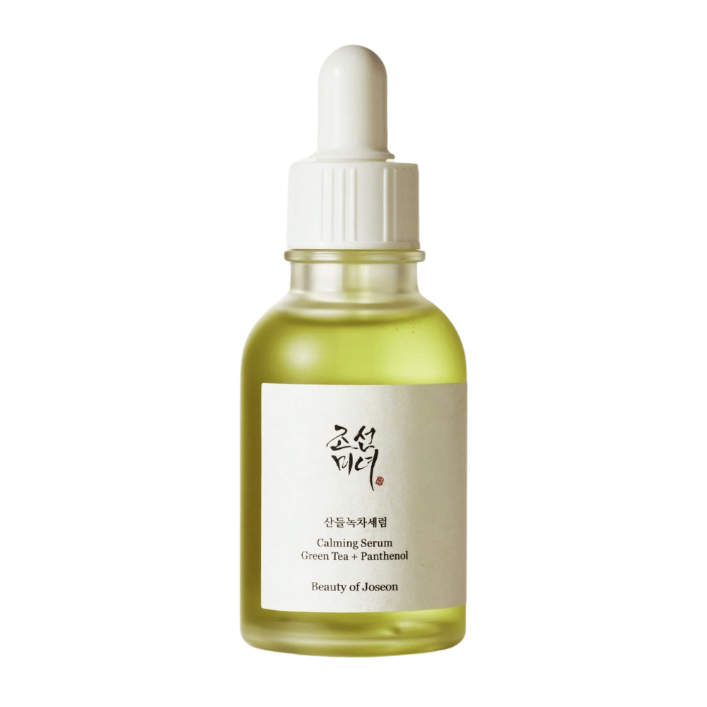 Productafbeelding van Beauty of Joseon Calming Serum Green Tea + Panthenol in pipetflesje – hydraterend en balancerend K-beauty serum.