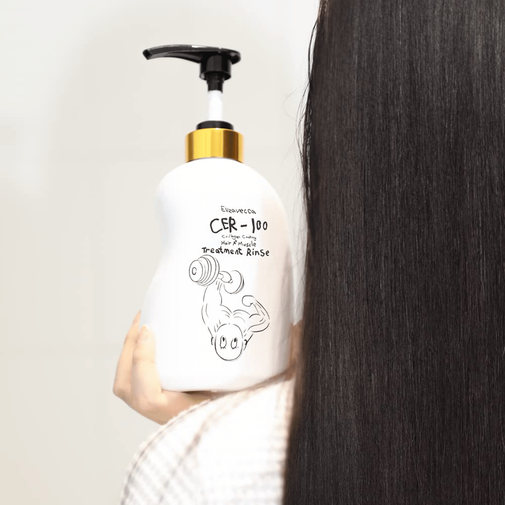 Elizavecca CER-100 Collagen Coating Hair Muscle Treatment Rinse – herstellende conditioner met collageen voor lang, droog en beschadigd haar