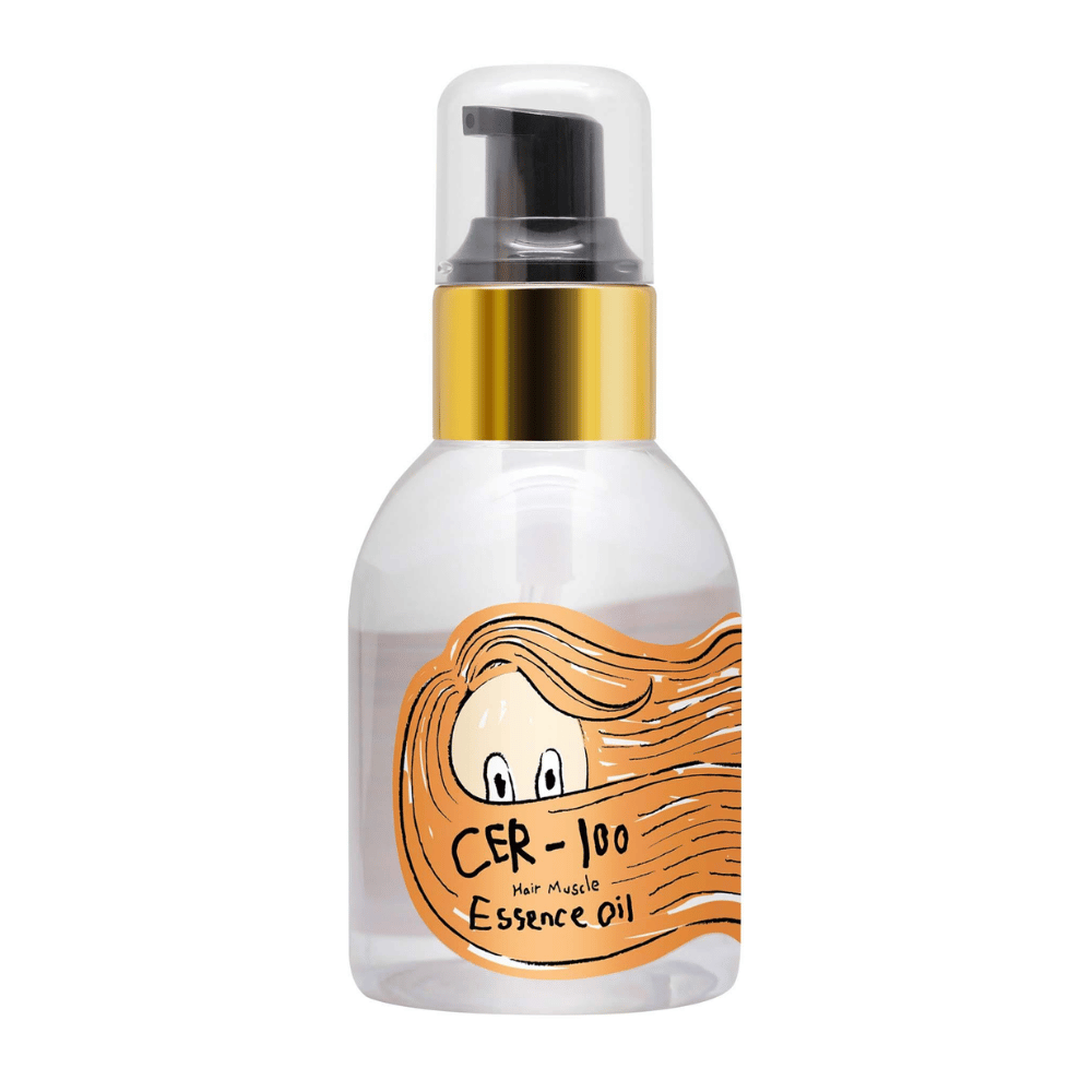 Elizavecca CER-100 Hair Muscle Essence Oil haarolie – voedende Koreaanse haarolie die helpt beschadigd haar te herstellen, de lengtes te hydrateren en een zijdezacht resultaat te geven.