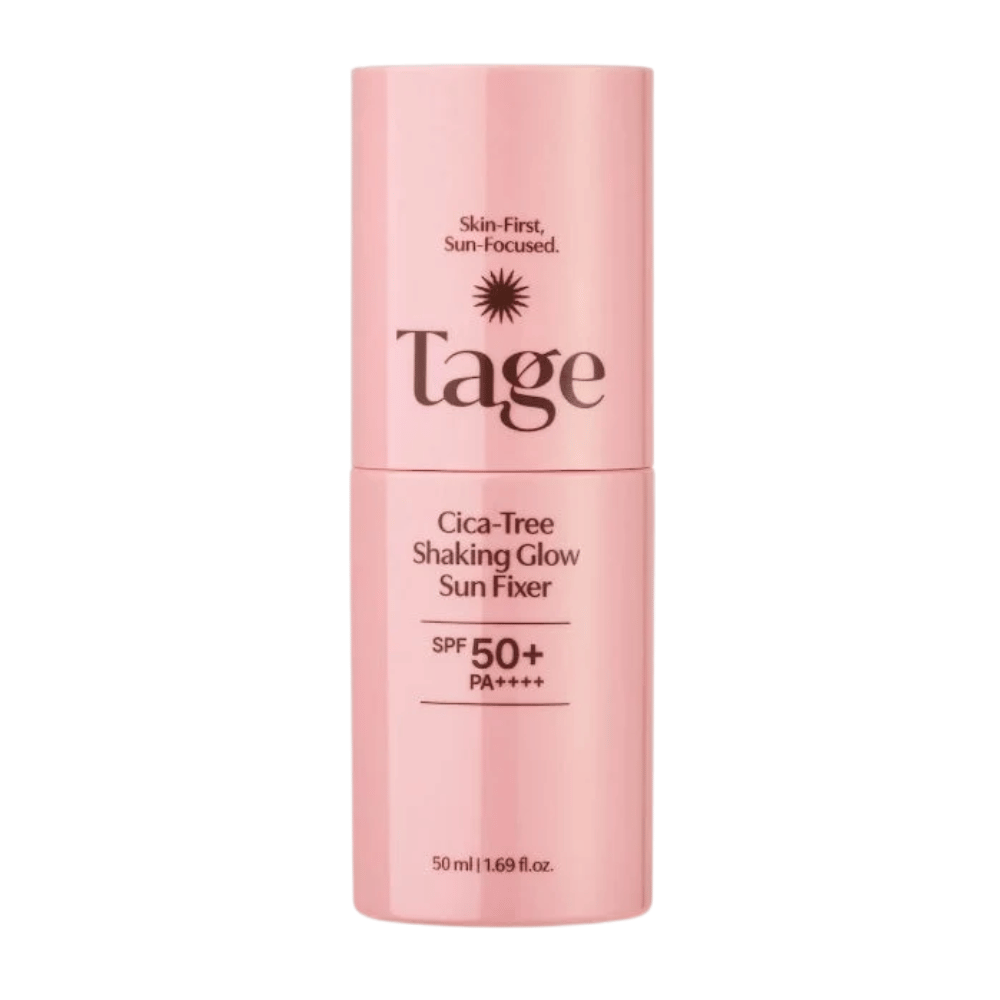 TAGE Cica-Tree Shaking Glow Sun Fixer SPF50+ PA++++ 50 ml – Koreaanse zonnebescherming