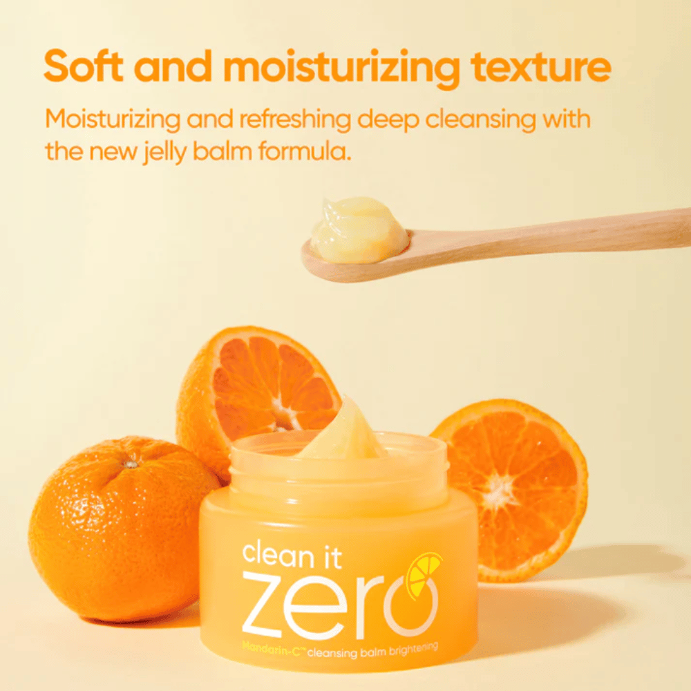 Banila Co Clean It Zero cleansing balm met mandarijn en vitamin jelly balm die zacht is voor de huid en effectief make-up en onzuiverheden verwijdert