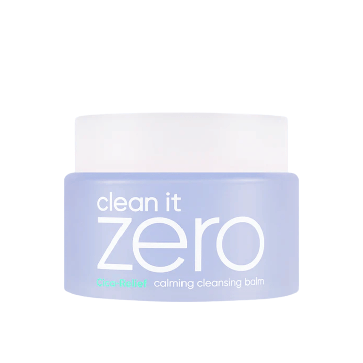 Clean It Zero Cica-Relief Calming Cleansing Balm in originele verpakking, milde reinigingsbalsem met CICA die de huid kalmeert en make-up verwijdert zonder uit te drogen.