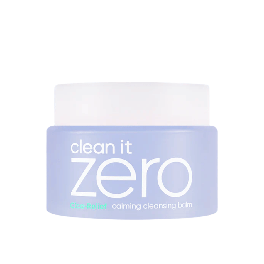 Clean It Zero Cica-Relief Calming Cleansing Balm in originele verpakking, milde reinigingsbalsem met CICA die de huid kalmeert en make-up verwijdert zonder uit te drogen.
