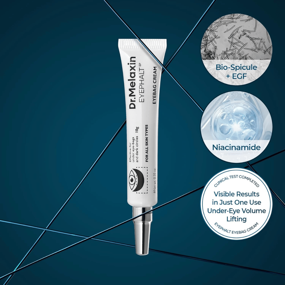 Eye cream met geavanceerde huidverzorgingstechnologie die zich richt op rimpels, zwellingen en vermoeide huid onder de ogen voor een frissere uitstraling