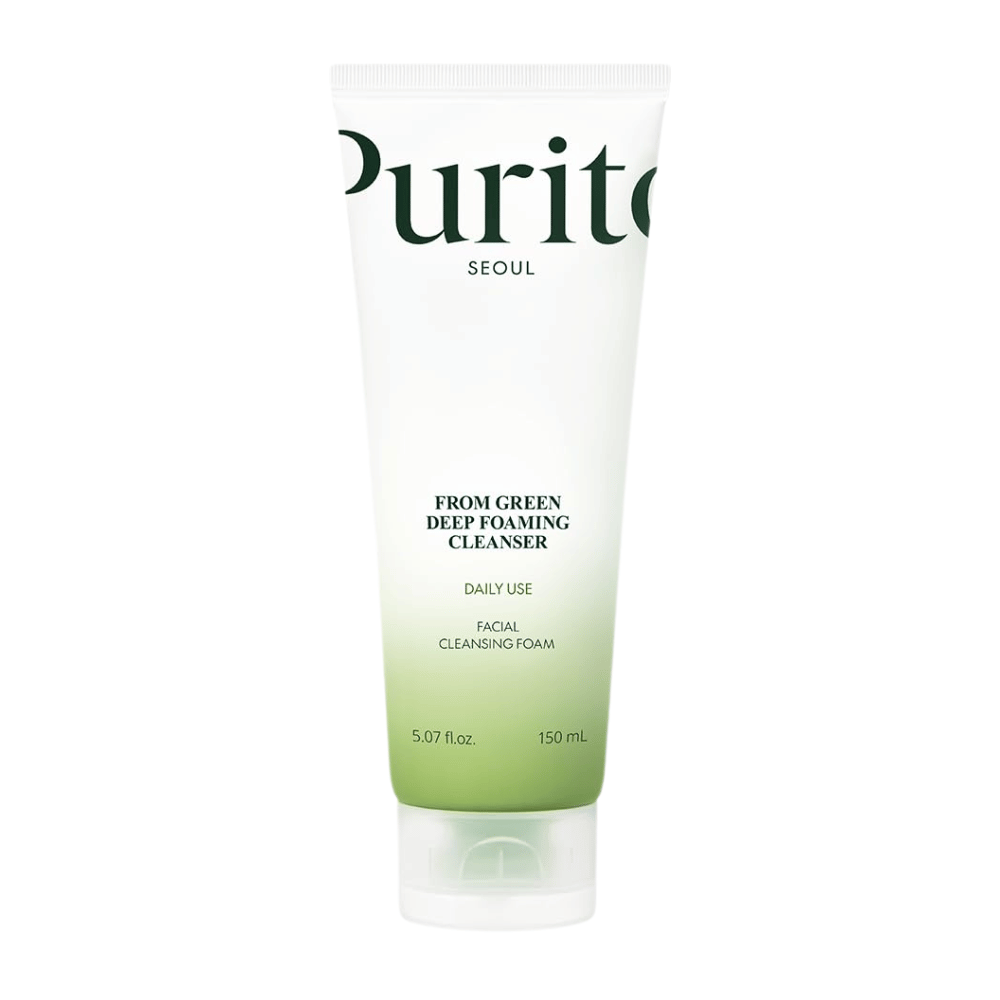 Purito Seoul From Green Deep Foaming Cleanser 150 ml – schuimende gezichtsreiniger voor dagelijks gebruik