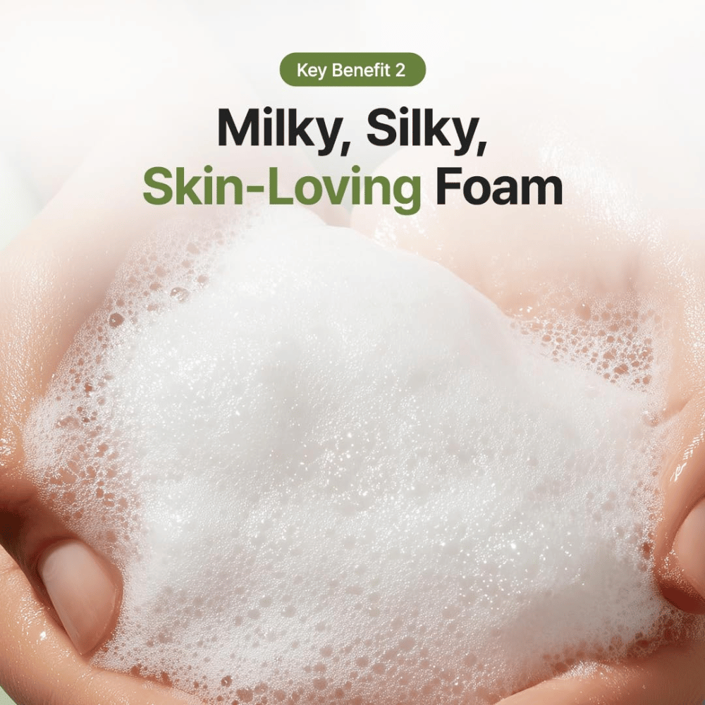 Purito Seoul From Green Deep Foaming Cleanser – romig en zacht reinigingsschuim voor dagelijkse gezichtsreiniging