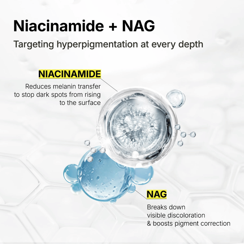 Ma:nyo Glutathione 7 Dark Spot Serum Patch met niacinamide en NAG om pigmentvlekken te verminderen en de huidtoon te egaliseren