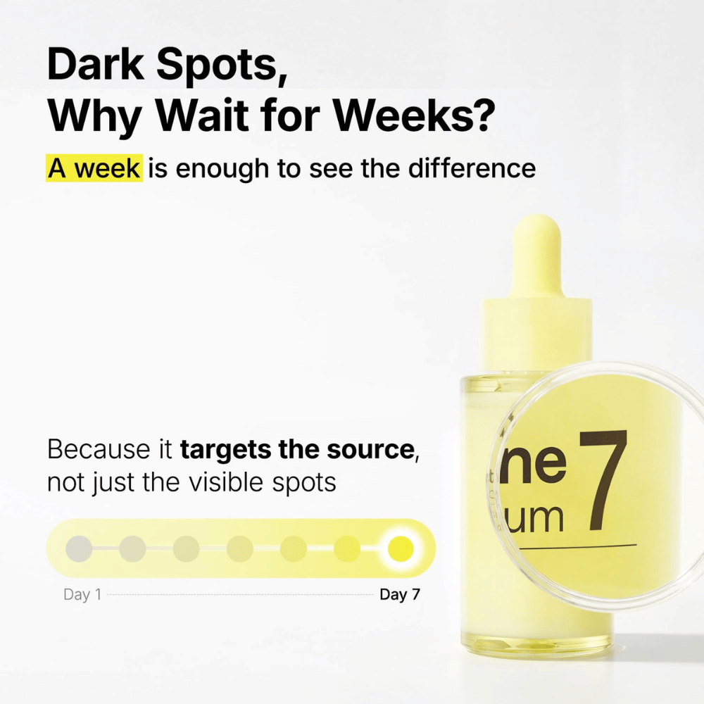 Ma:nyo Glutathione 7 Dark Spot Serum tegen pigmentvlekken en een ongelijkmatige huidteint met zichtbare resultaten al na een week