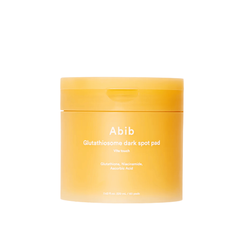 Productafbeelding van Abib Glutathiosome Dark Spot Pad Vita Touch tonerpads met vitamine C en niacinamide.