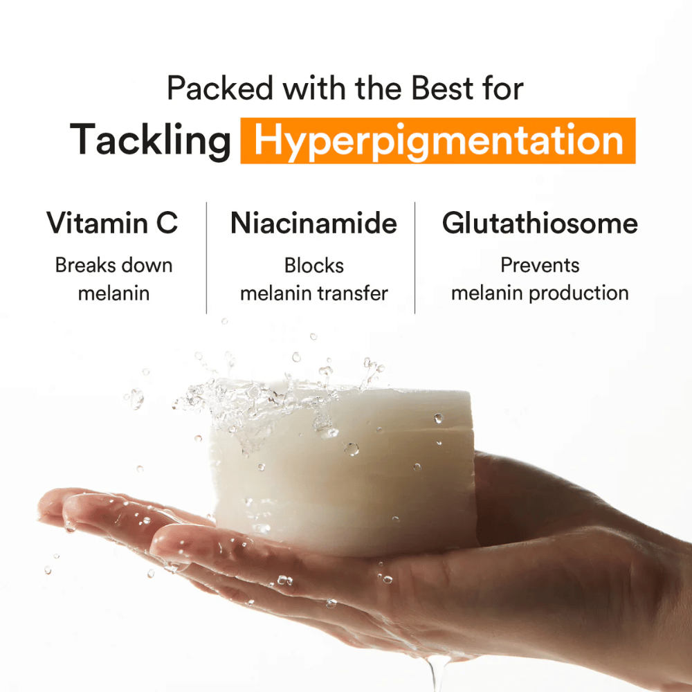 Glowgevende tonerpads met vitamine C, niacinamide en glutathiosome tegen hyperpigmentatie.