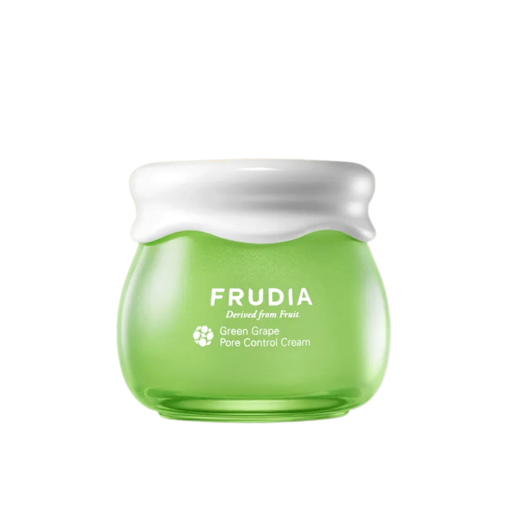 FRUDIA Green Grape Pore Control Cream – poriënverkleinende gezichtscrème met groene druivenextract voor vette en gecombineerde huid.