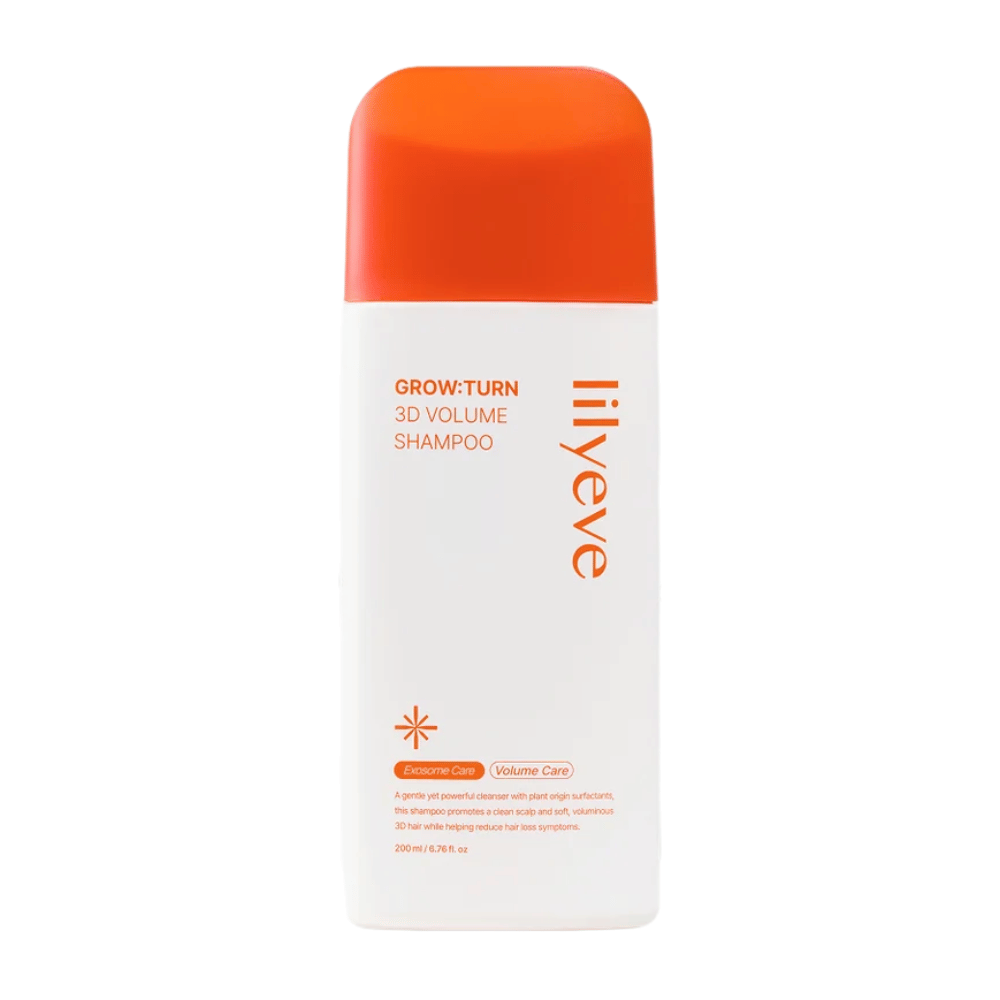 LILYEVE Grow:Turn Exosome 3D Volume Brush Shampoo met geïntegreerde borstelapplicator voor eenvoudige applicatie