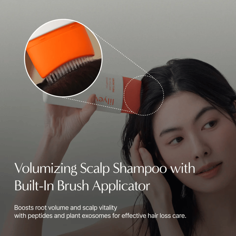 LILYEVE Grow:Turn Exosome 3D Volume Brush Shampoo met plantaardige exosomen en eiwitcomplex