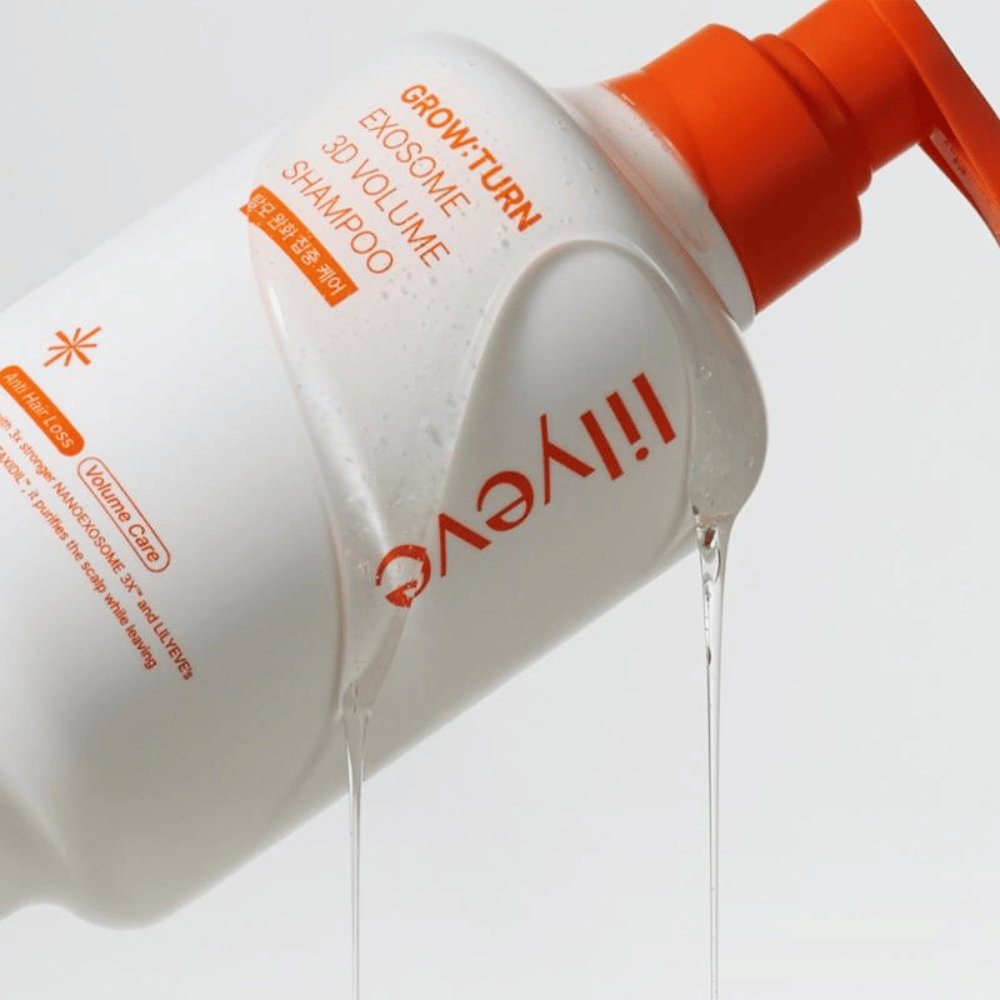 LILYEVE Grow:Turn Exosome 3D Volume Shampoo met lichte geltextuur voor volumeverzorgende haarverzorging