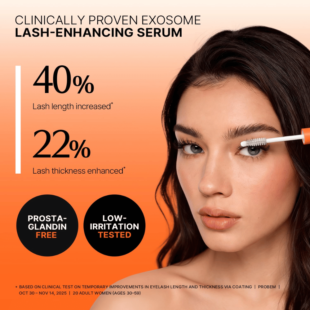 LILYEVE Grow Turn Exosome Dual Lash Serum – klinisch getest wimperserum voor langere en vollere wimpers.