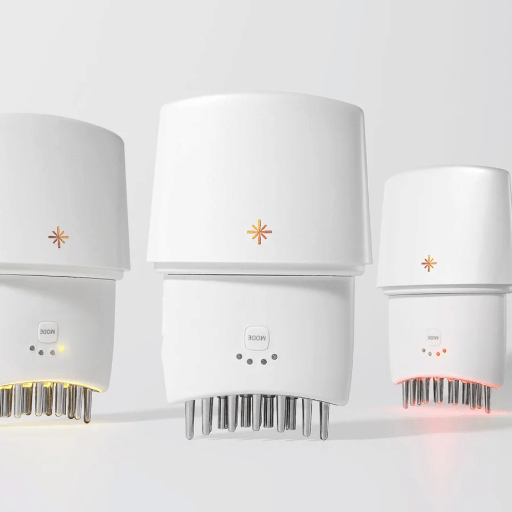 4. Lilyeve GrowTurn Pro – hoofdhuidapparaten met verschillende ledlichten en massagestand