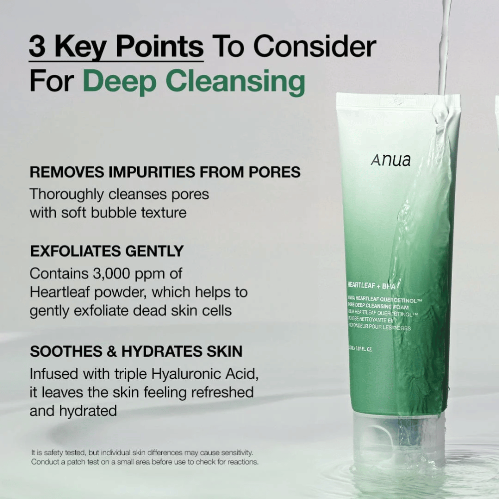 Heartleaf Quercetinol Pore Deep Cleansing Foam 150ml