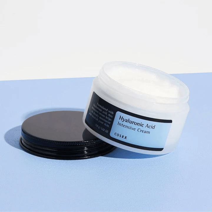 COSRX Hyaluronic Acid Intensive Cream 100 g – voedende gezichtscrème met hyaluronzuur die langdurige hydratatie en een zachte huid biedt
