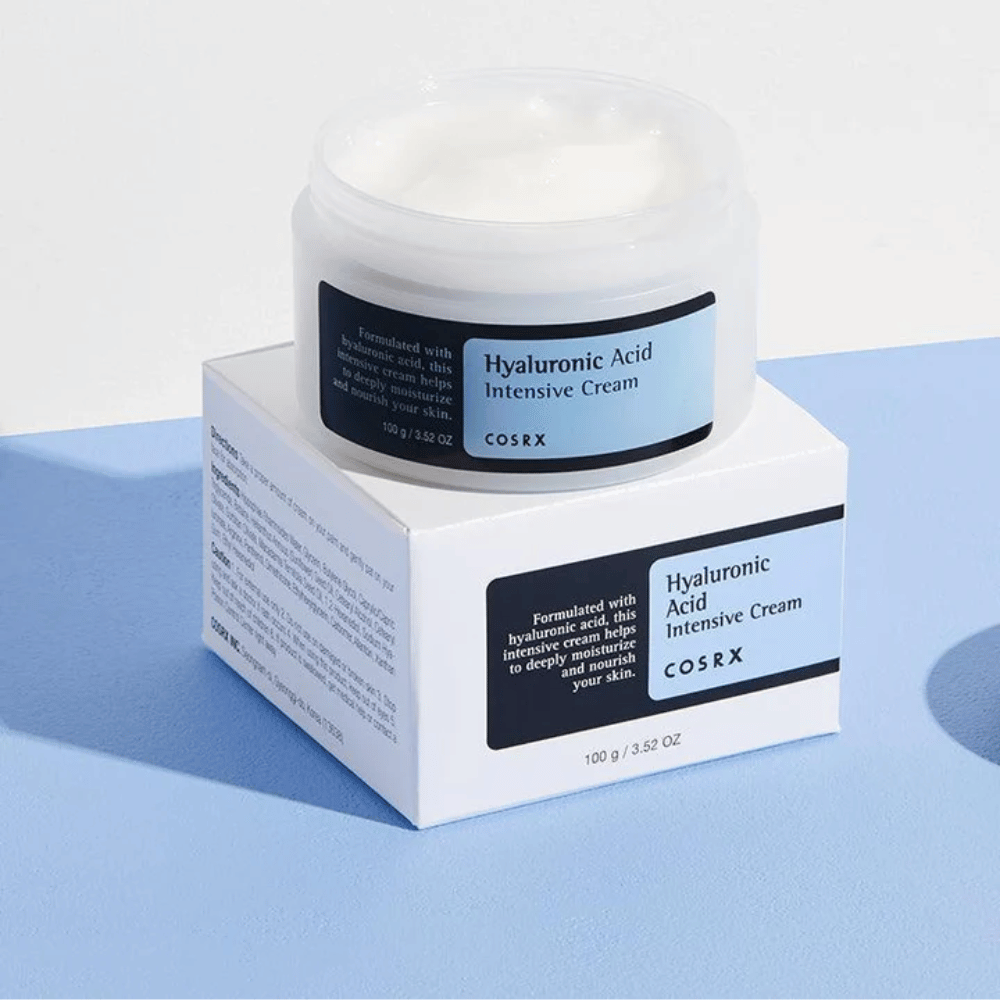Open COSRX Hyaluronic Acid Intensive Cream – hydraterende gezichtscrème met hyaluronzuur voor droge en vochtarme huid