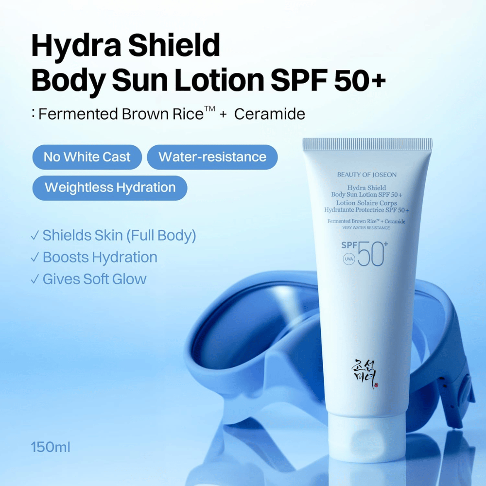 Beauty of Joseon Hydra Shield Body Sun Lotion SPF50+ 150 ml waterbestendige zonnebescherming voor het lichaam