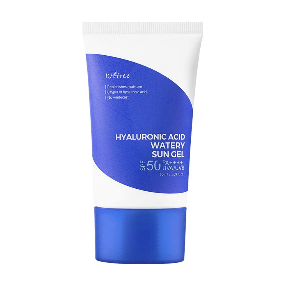 Isntree Hyaluronic Acid Watery Sun Gel 50ml met hyaluronzuur.