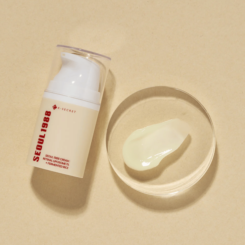 Productafbeelding waar men de inhoud ziet voor SEOUL 1988 Cream : Retinal Liposome 1% + Fermented Rice 50ml