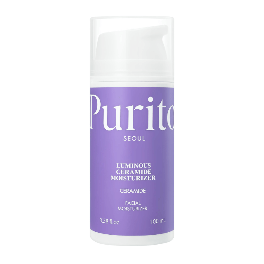 Purito Luminous Ceramide Moisturizer gezichtscrème – hydraterende ceramidecrème die helpt de huidbarrière te versterken, de huid te hydrateren en een zachte, gebalanceerde huid te geven.