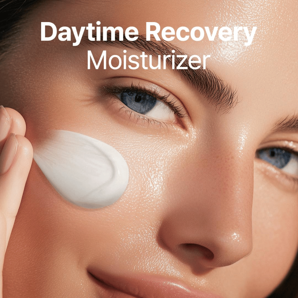 Purito Luminous Ceramide Moisturizer toepassing – ceramidecrème die helpt de huid diep te hydrateren, droge huid te kalmeren en de elasticiteit van de huid te verbeteren.