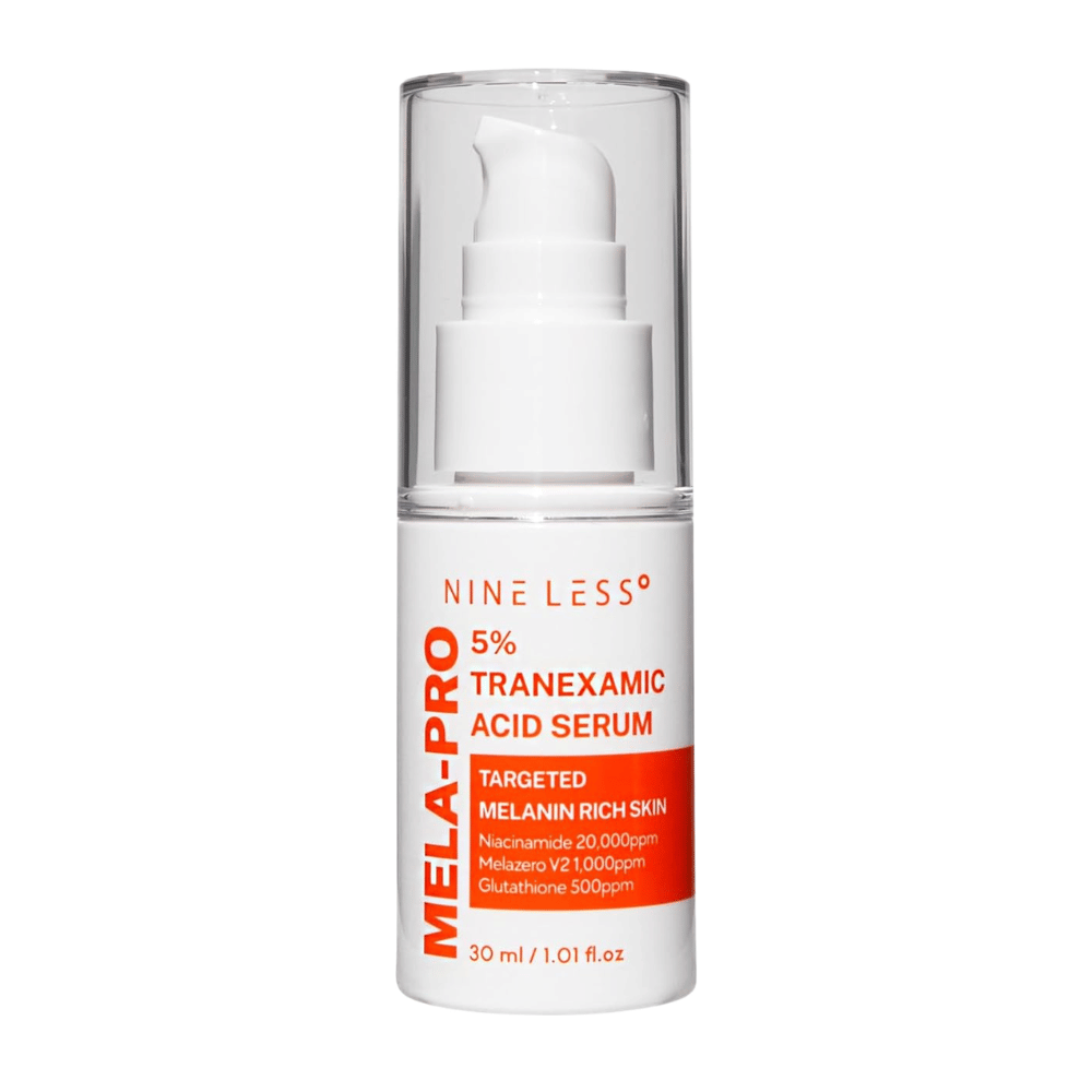 NINE LESS MELA-PRO 5% Tranexamic Acid Serum 30 ml, Koreaans serum tegen pigmentvlekken en oneffen huidtint.